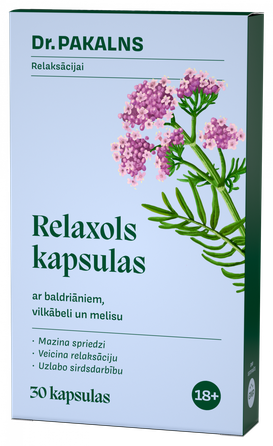 DR. PAKALNS Relaxols kapsulas, 30 gab.