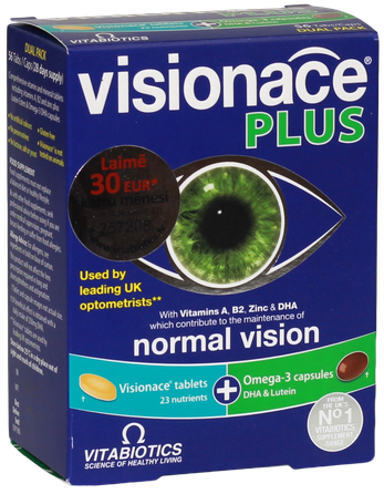 VISIONACE Plus pills + capsules, 56 pcs.