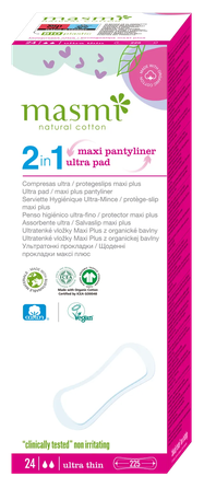MASMI Organic Cotton Maxi higiēniskās paketes, 24 gab.