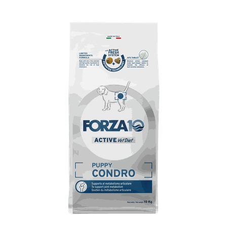 FORZA10 Active Vetdiet Puppy Condro, Suņiem sausā barība, 10 kg