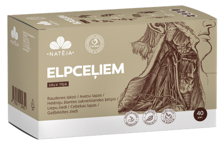 NATĒJA Raspiratory 2g tea bags, 20 pcs.