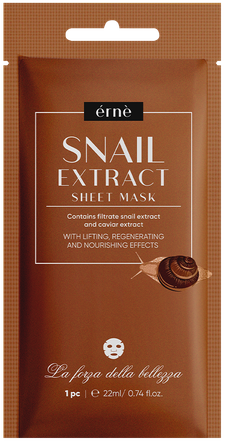 ERNE Snail Extract auduma sejas maska, 22 ml
