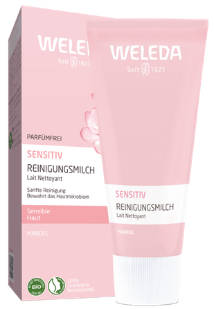 WELEDA Sensitiv Bio-Mandel cleanser, 75 ml