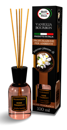 BRAND ITALIA Bourbon Vanilla reed diffuser, 100 ml