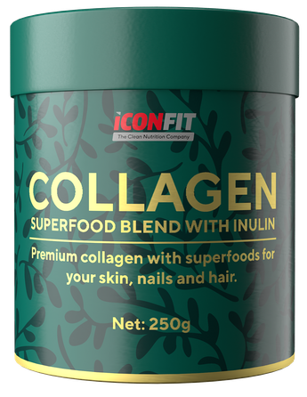 ICONFIT Collagen Superfoods - Raspberry Blackcurrant maisījums, 250 g
