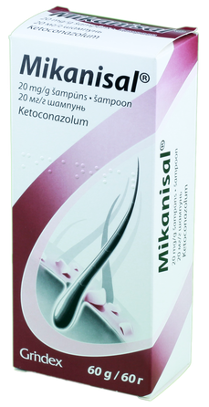 MIKANISAL 20 mg/g shampoo, 60 ml