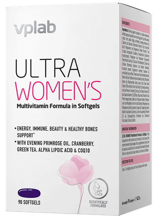 VPLAB Ultra Women's Multivitamin Formula мягкие капсулы, 90 шт.