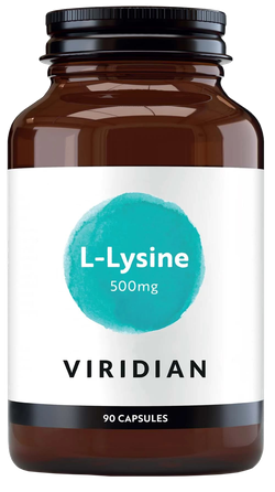 VIRIDIAN L-Lysine 500 mg capsules, 90 pcs.