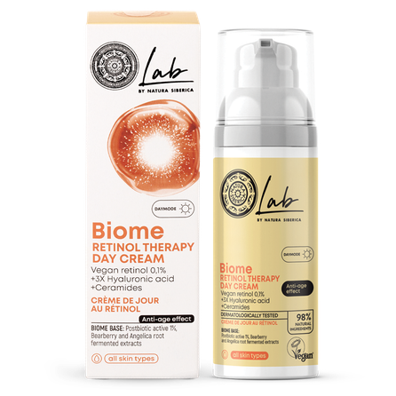 NATURA SIBERICA Lab Biome Retinol Therapy Day face cream, 50 ml
