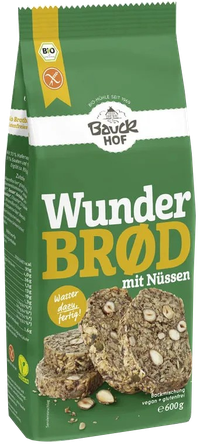 BAUCK HOF Wunderbrod with nuts organic mixture, 600 g