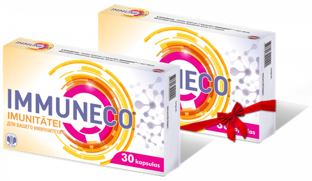 IMMUNECO (1+1) kapsulas, 30 gab.