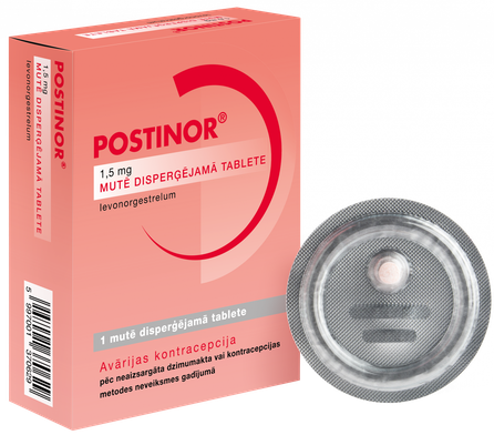 POSTINOR  1.5 mg tabletes, 1 gab.