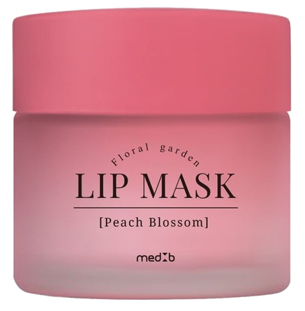 MEDB Floral Garden Peach Blossom maska lūpām, 20 g