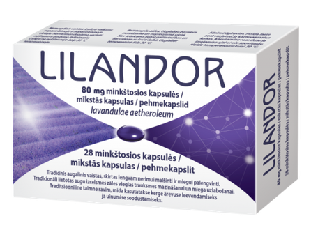 LILANDOR 80 mg kapsulas, 28 gab.