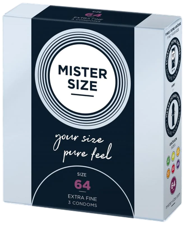 MISTER SIZE 64/225 mm condoms, 3 pcs.