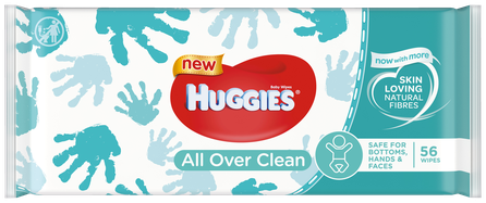 HUGGIES All Over Clean wet wipes, 56 pcs.
