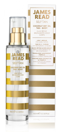 JAMES READ Self Tan Body Coconut Dry oil, 100 ml