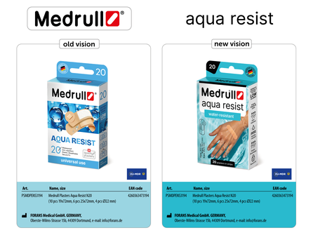 MEDRULL Aqua Resist пластырь, 20 шт.
