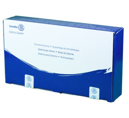 CONVATEC Natura+ 100 mm ileostomy bags, 10 pcs.