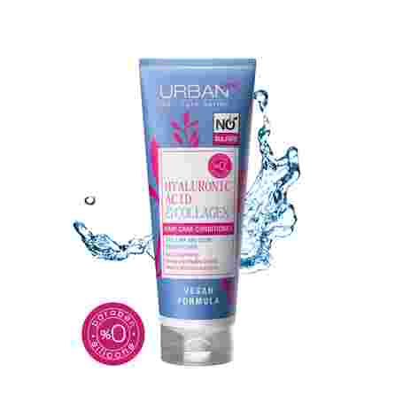 URBAN CARE Hyaluronic Acid & Collagen matu kondicionieris, 250 ml