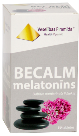BECALM melatonīns tabletes, 30 gab.
