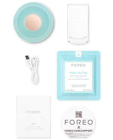 FOREO Ufo Mini 2 Mint facial cleansing device, 1 pcs.