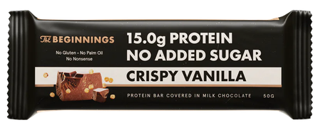 THE BEGINNINGS Protein 30% vanilla  bar, 50 g