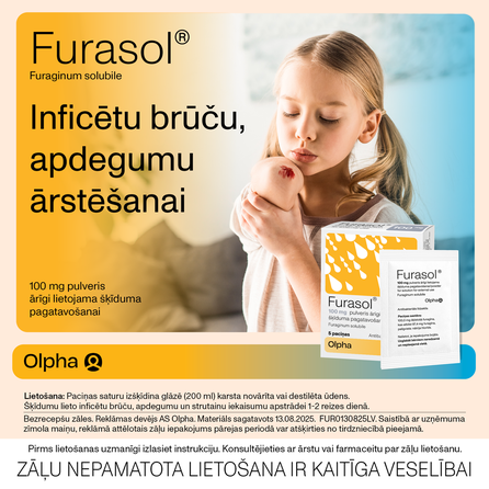 FURASOL 100 mg sachets, 5 pcs.