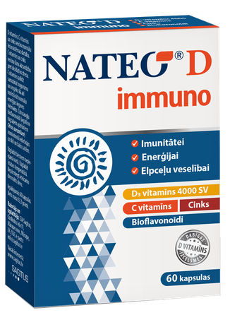 NATEO D immuno SV4000 kapsulas, 60 gab.
