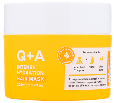 Q+A Intense Hydration hair mask, 200 ml