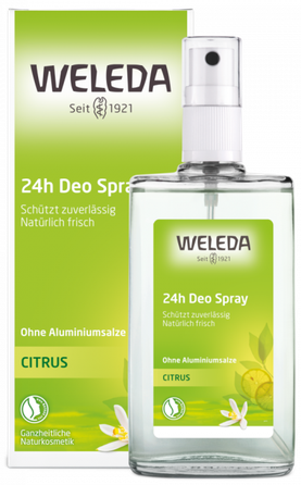 WELEDA Citrusu izsmidzināmais dezodorants, 100 ml