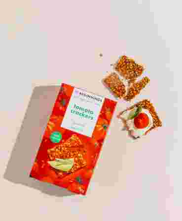 THE BEGINNINGS Tomatoes crackers, 80 g