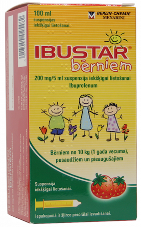 IBUSTAR KIDS 200 mg/5 ml suspension, 100 ml
