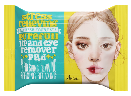 ARIUL Stress Relieving Lip And Eye салфетки, 30 шт.