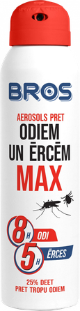 BROS MAX spray mosquito and tick repellent, 90 ml