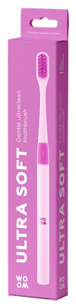 WOOM Ultra Soft Pink toothbrush, 1 pcs.