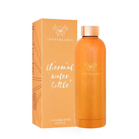 CRYSTALLOVE Peach Fuzz Thermal bottle, 500 ml