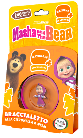 BRAND ITALIA Masha and Bears браслет от комаров, 1 шт.