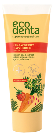 ECODENTA Strawberry Flavoured toothpaste, 75 ml