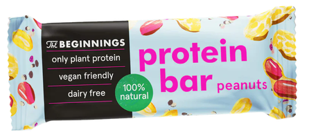 THE BEGINNINGS Peanuts protein bar, 40 g