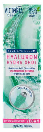 VICTORIA BEAUTY Hydra Shot Hyaluron Eye serums, 15 ml