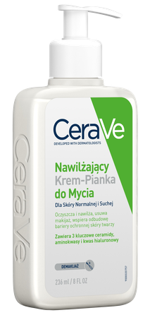 CERAVE Moisturising With Ceramides attīrošs krēms, 236 ml