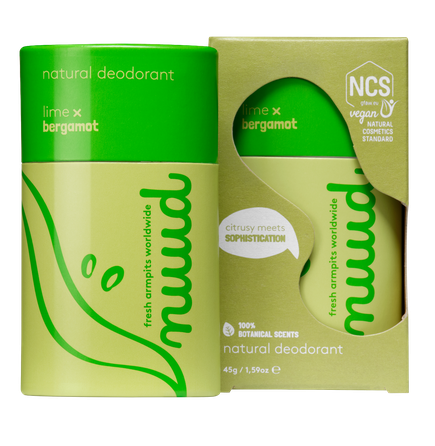 NUUD Lime&Bergamot dezodorants, 45 g