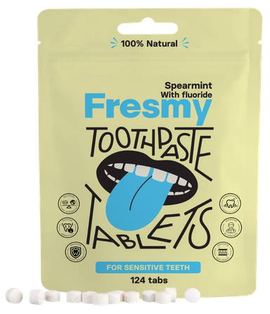 FRESMY Spearmint Toothpaste таблетки, 124 шт.
