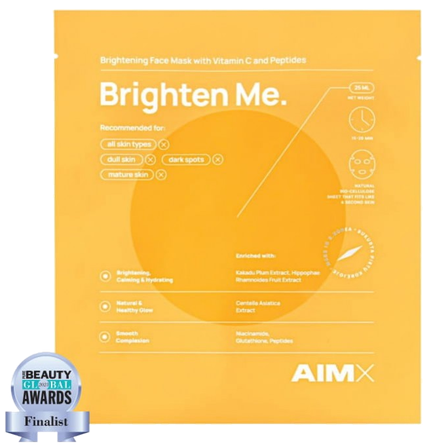 AIMX Brighten Me facial mask, 1 pcs.