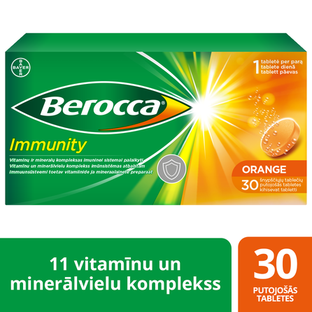 BERROCA Immunity effervescent tablets, 30 pcs.