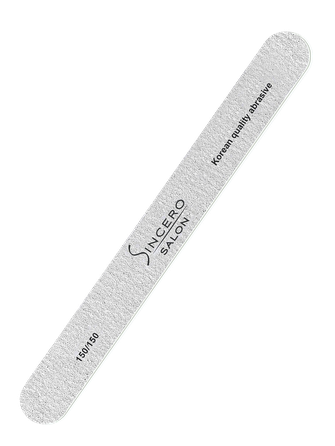 SINCERO SALON 150/150 nail file, 1 pcs.