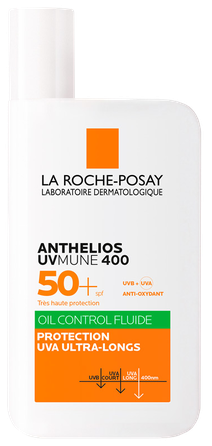 LA ROCHE-POSAY Anthelios Uvmune Oil Control Fluid SPF 50+ saules aizsarglīdzeklis, 50 ml