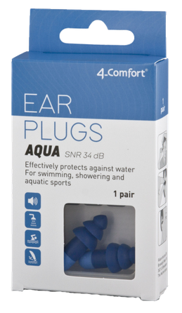 4-COMFORT Aqua ear plugs, 2 pcs.
