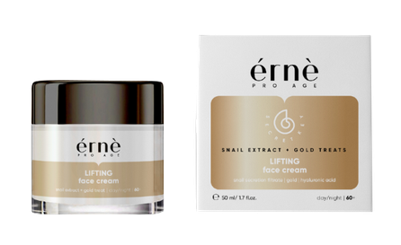 ERNE Snail Extract Gold Treats Lifting sejas krēms, 50 ml